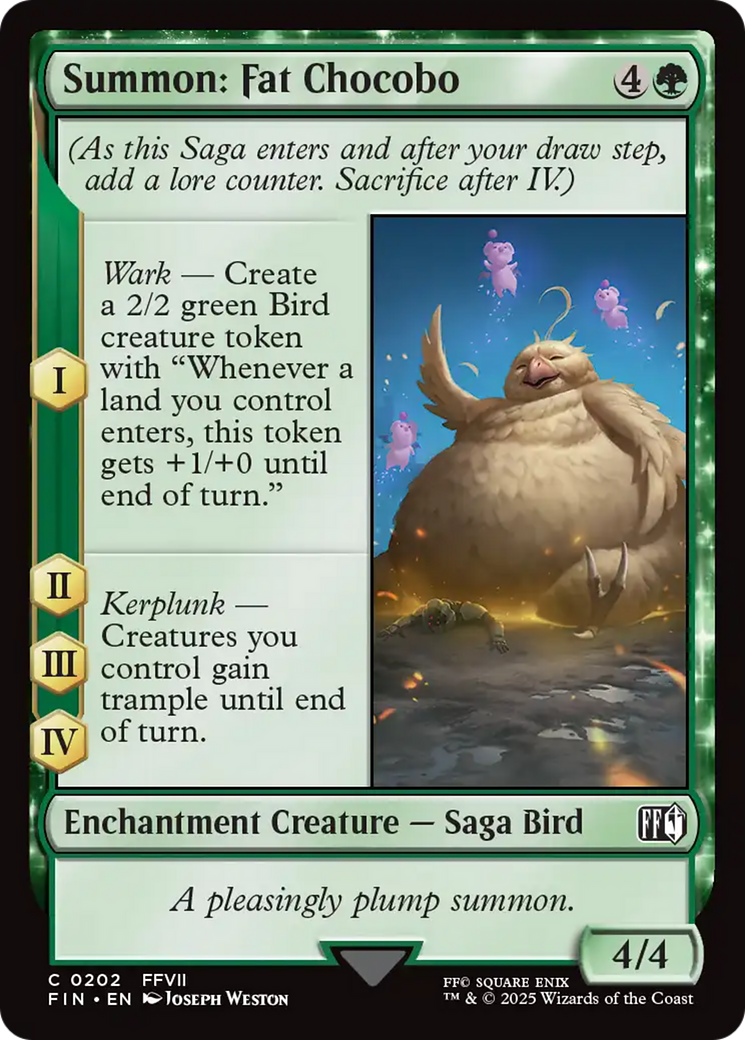 Summon: Fat Chocobo (FIN-202) - FINAL FANTASY