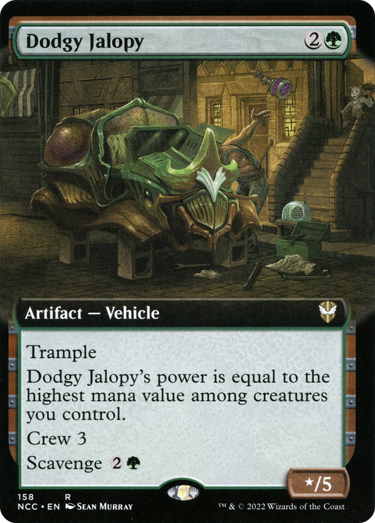Dodgy Jalopy (NCC-158) - New Capenna Commander: (Extended Art)