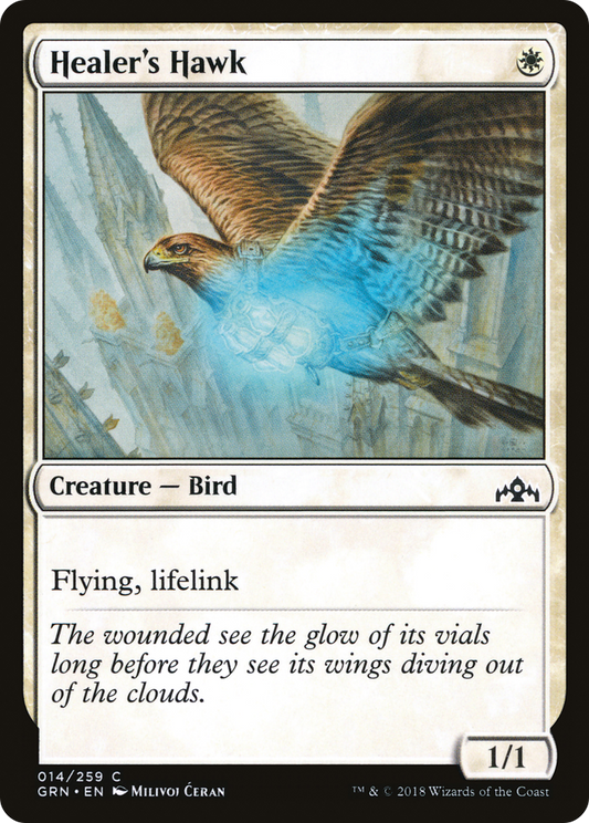 Healer's Hawk (GRN-014) - Guilds of Ravnica