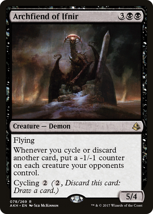 Archfiend of Ifnir  (AKH-078) - Amonkhet Foil