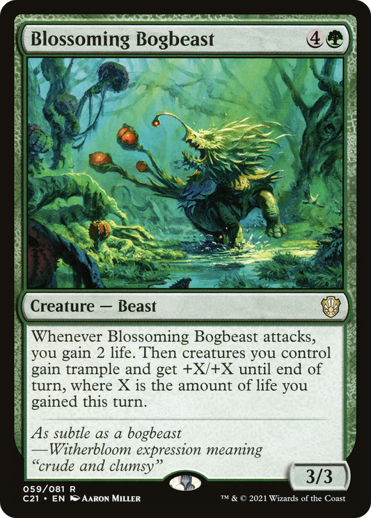 Blossoming Bogbeast (C21-059) - Commander 2021