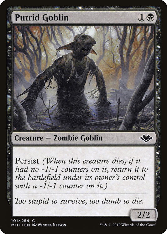 Putrid Goblin (MH1-101) - Modern Horizons Foil