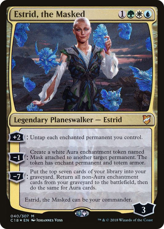 Estrid, the Masked (C18-040) - Commander 2018 Foil