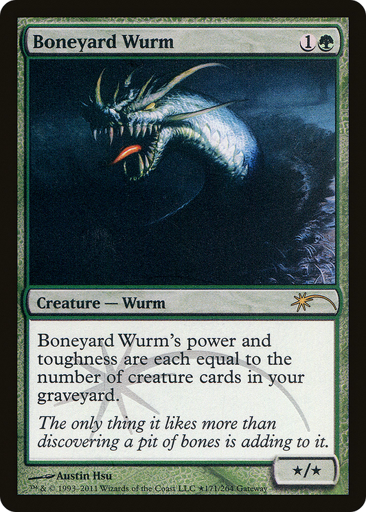 Boneyard Wurm (PW11-084) - Wizards Play Network 2011 Foil