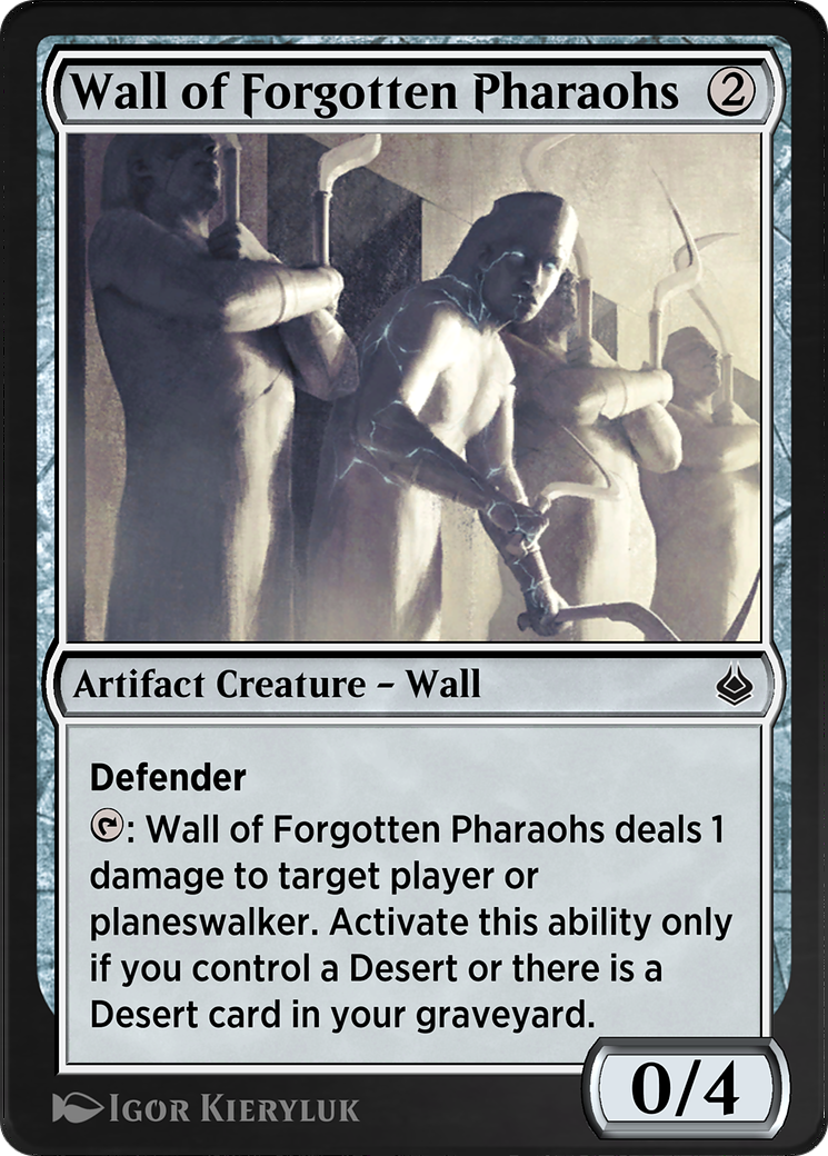 Wall of Forgotten Pharaohs (AKR-282) - Amonkhet Remastered