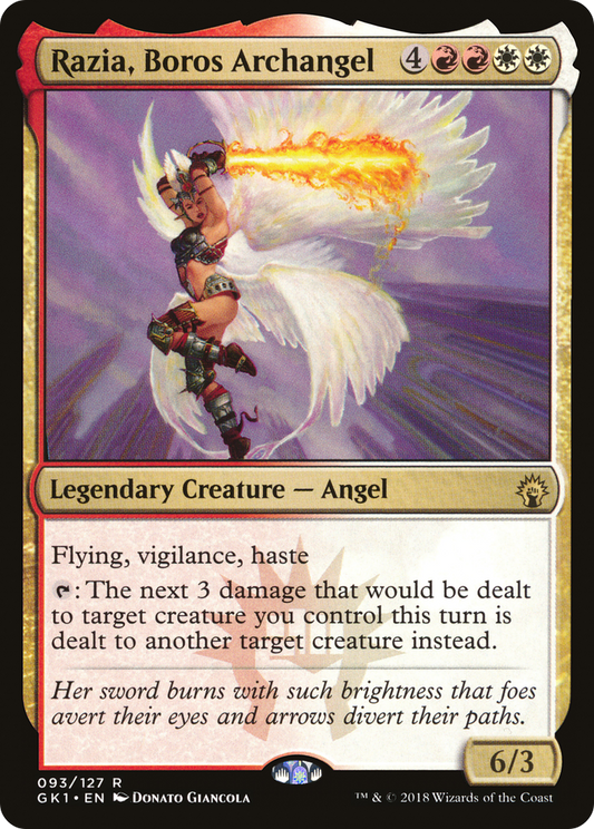 Razia, Boros Archangel (GK1-093) - GRN Guild Kit