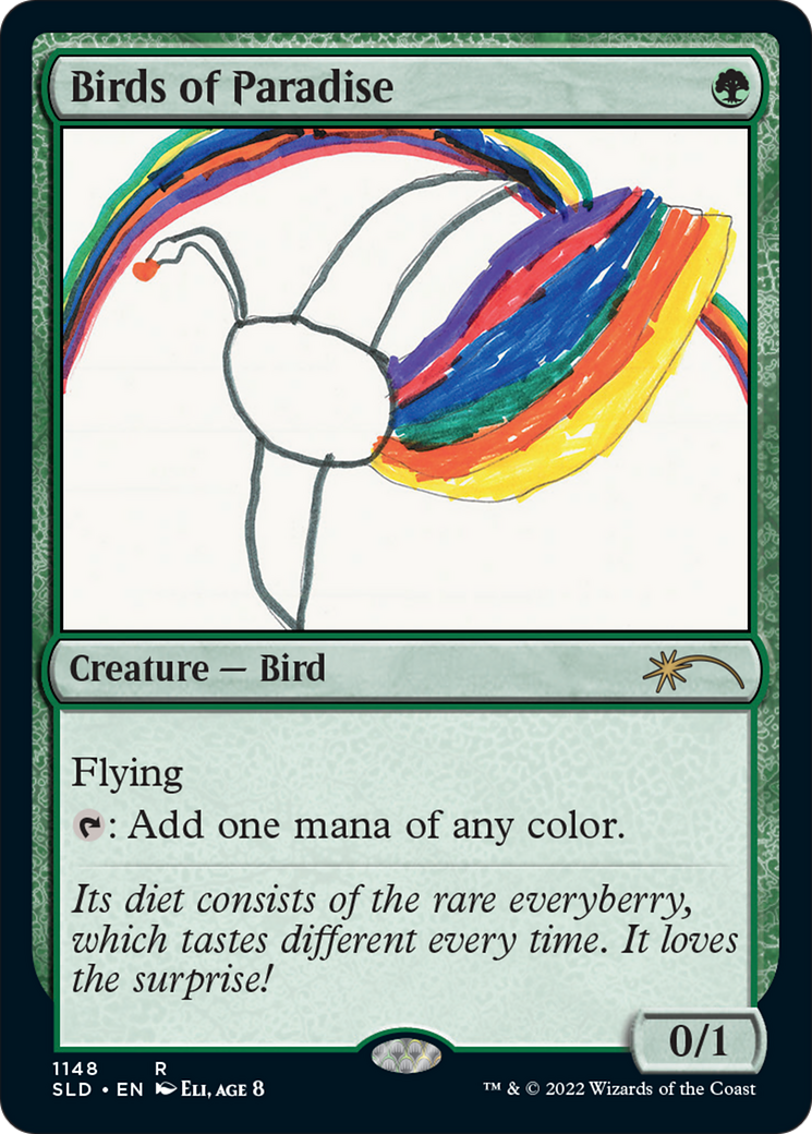 Birds of Paradise (SLD-1148) - Secret Lair Drop Foil