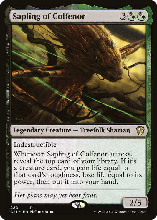 Sapling of Colfenor (C21-228) - Commander 2021