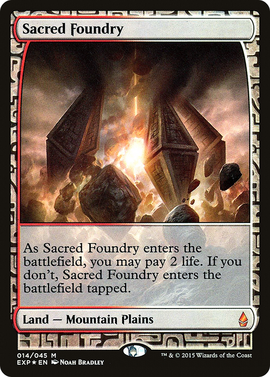 Sacred Foundry (EXP-014) - Zendikar Expeditions Foil