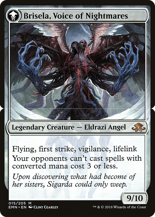 Brisela, Voice of Nightmares (PEMN-15BS) - Eldritch Moon Promos: (mooneldrazidfc) Foil