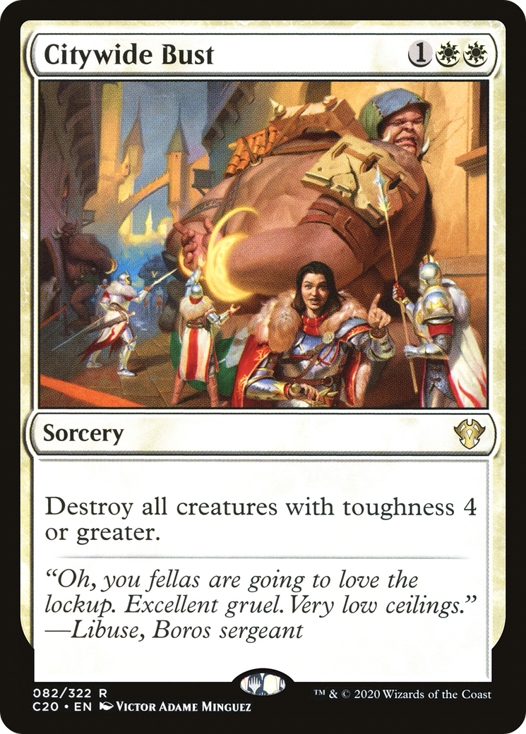 Citywide Bust (C20-082) - Commander 2020