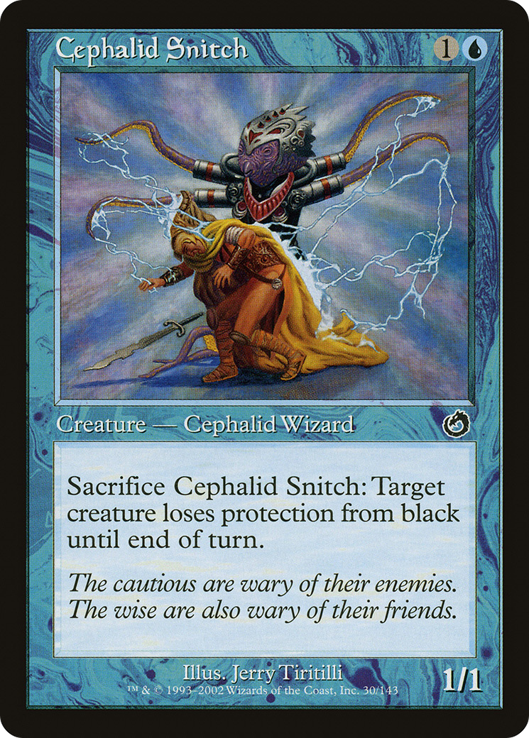 Cephalid Snitch (TOR-030) - Torment Foil