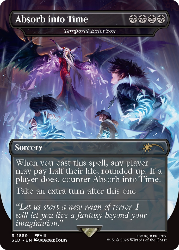 Temporal Extortion (SLD-1859) - Secret Lair Drop / Absorb into Time