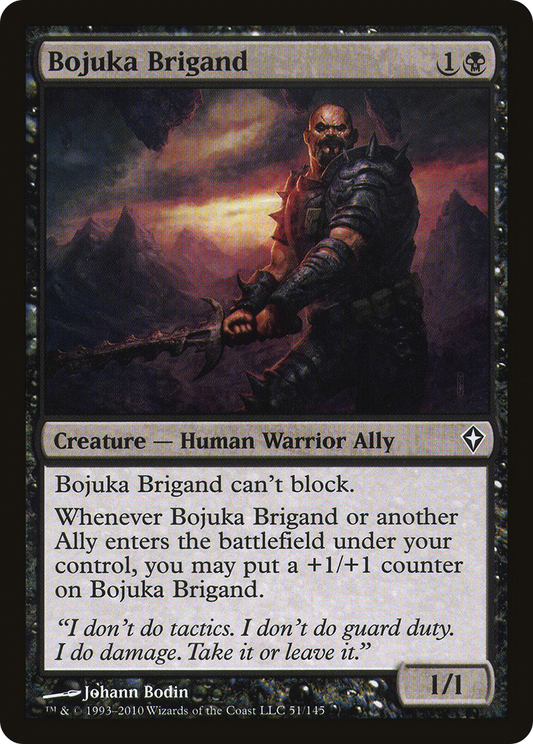 Bojuka Brigand (WWK-051) - Worldwake Foil