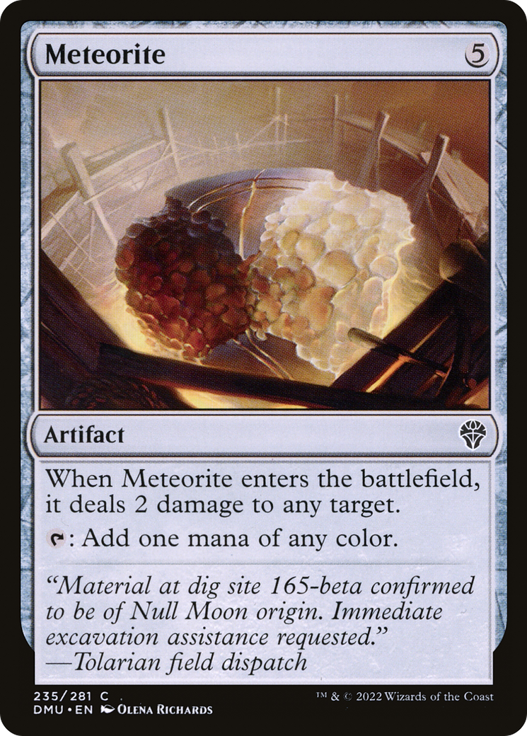 Meteorite (DMU-235) - Dominaria United Foil