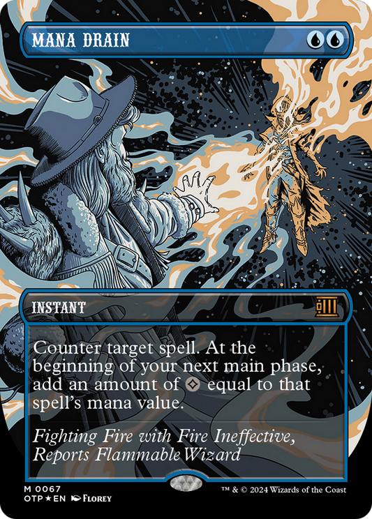 Mana Drain (OTP-067) - Breaking News (Borderless) Foil