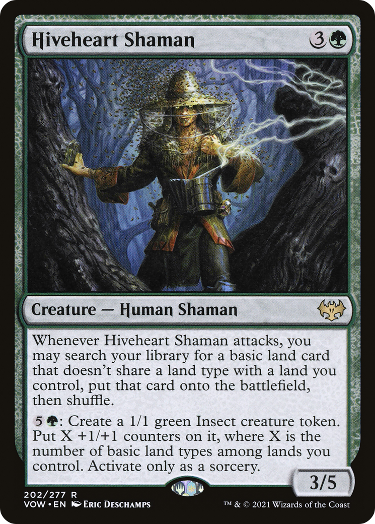 Hiveheart Shaman  (VOW-202) - Innistrad: Crimson Vow Foil