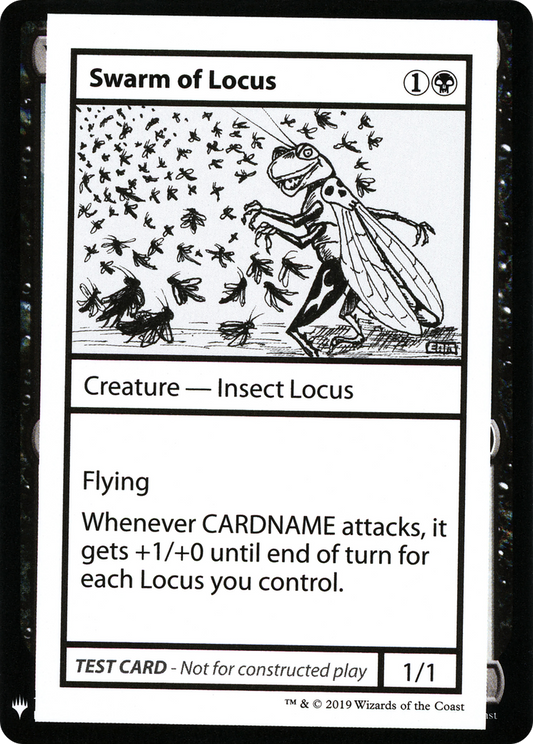 Swarm of Locus (CMB1-048) - Mystery Booster Playtest Cards 2019