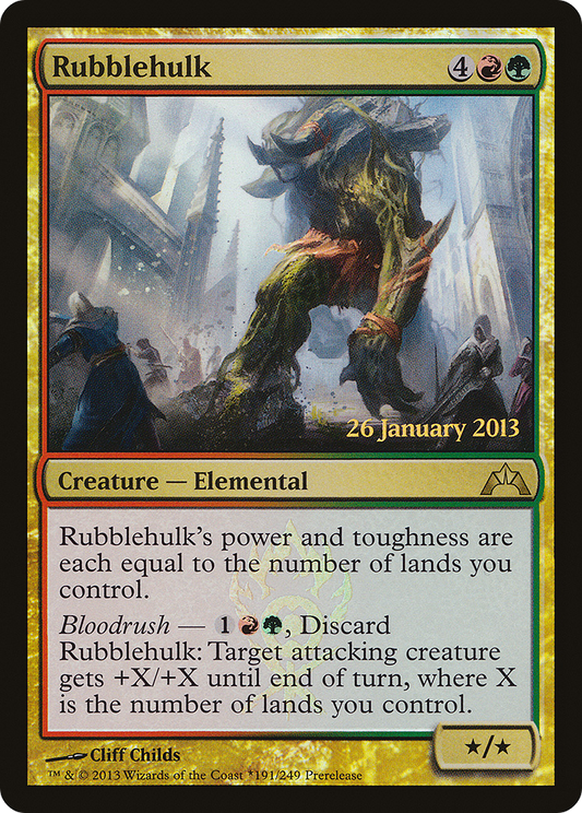 Rubblehulk (PRE-191★) - Gatecrash Promos (Prerelease) Foil