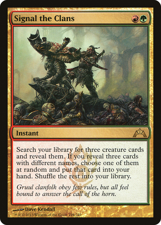 Signal the Clans (GTC-194) - Gatecrash Foil