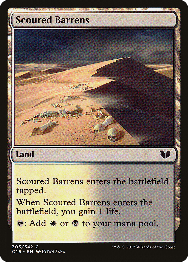 Scoured Barrens (C15-303) - Commander 2015