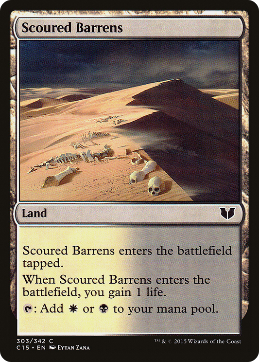 Scoured Barrens (C15-303) - Commander 2015