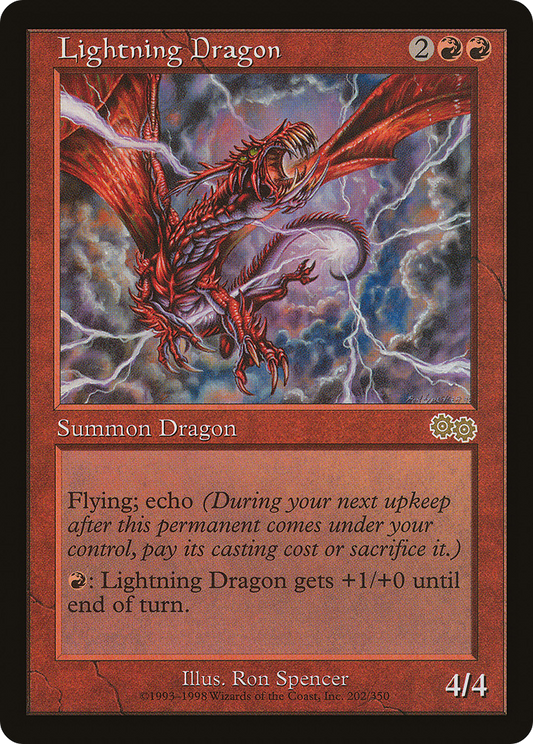 Lightning Dragon (USG-202) - Urza's Saga