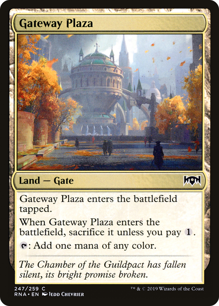 Gateway Plaza (RNA-247) - Ravnica Allegiance Foil