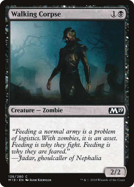 Walking Corpse (M19-126) - Core Set 2019