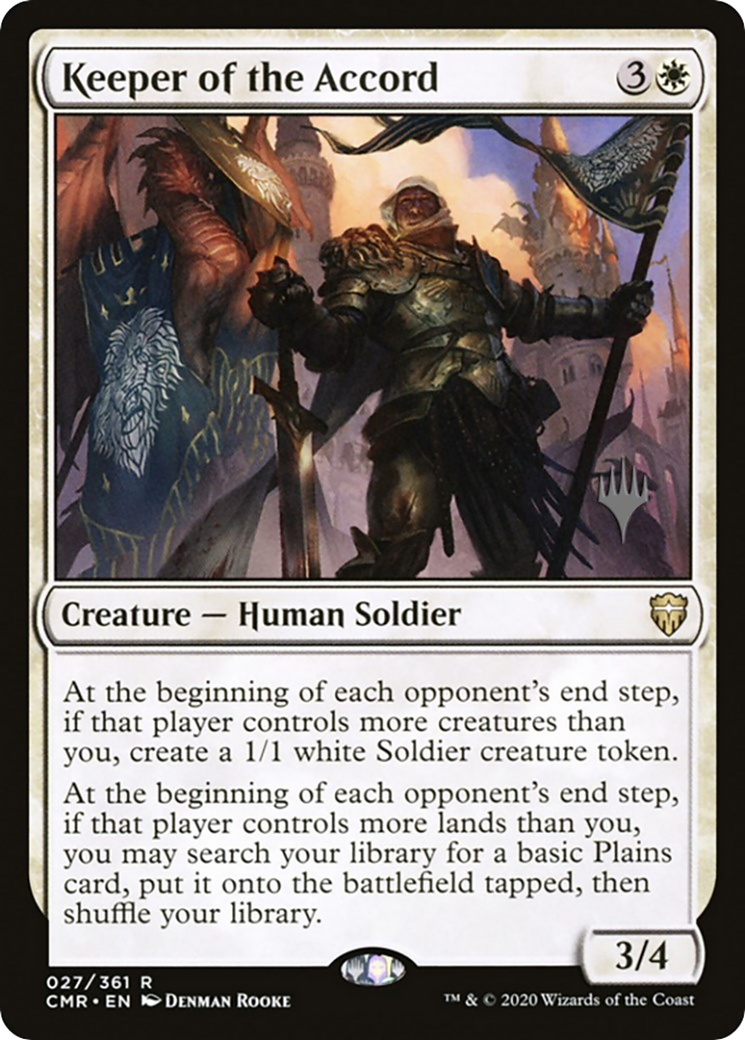 Keeper of the Accord (PCMR-27P) - Commander Legends Promos Foil