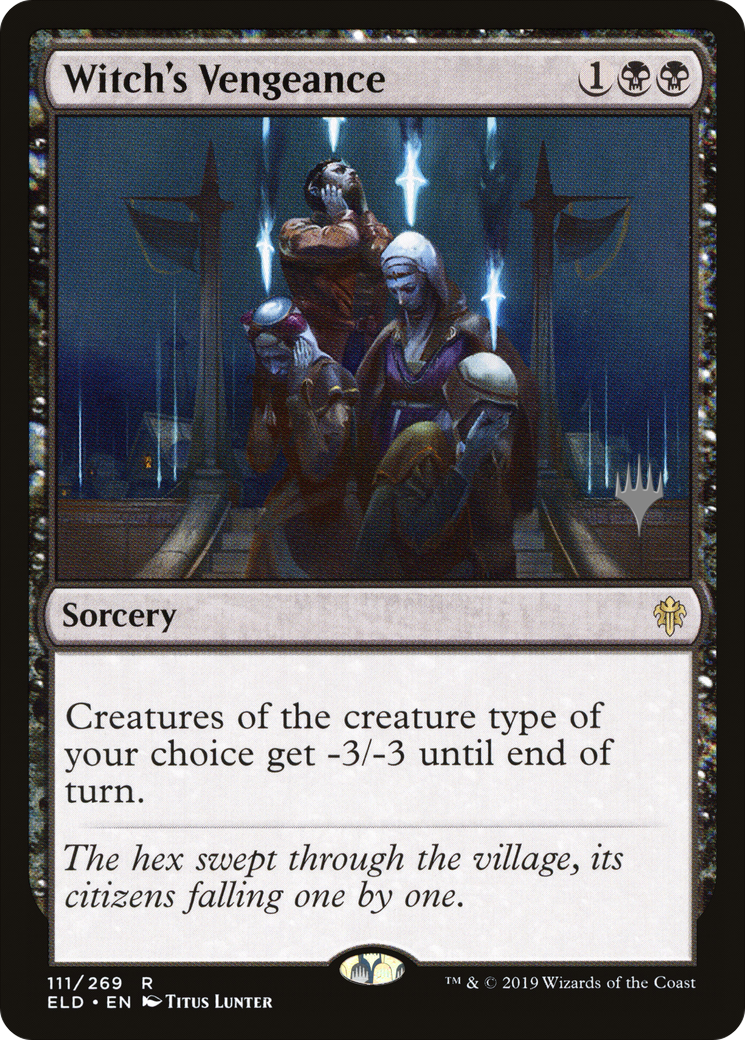 Witch's Vengeance (PPELD-111P) - Throne of Eldraine Promos (Promo Pack) Foil