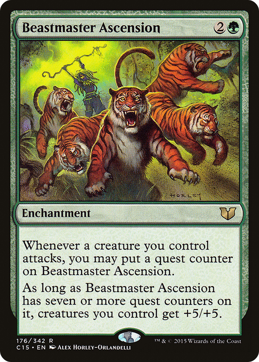 Beastmaster Ascension (C15-176) - Commander 2015