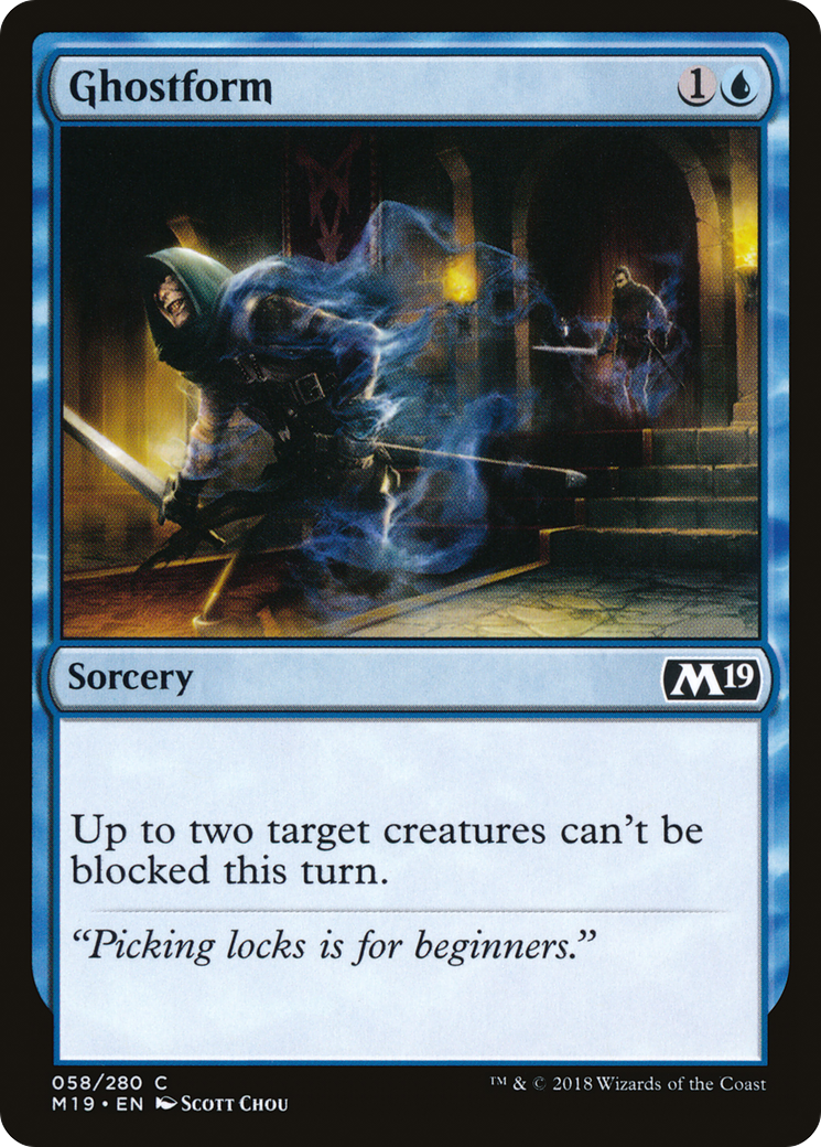 Ghostform (M19-058) - Core Set 2019