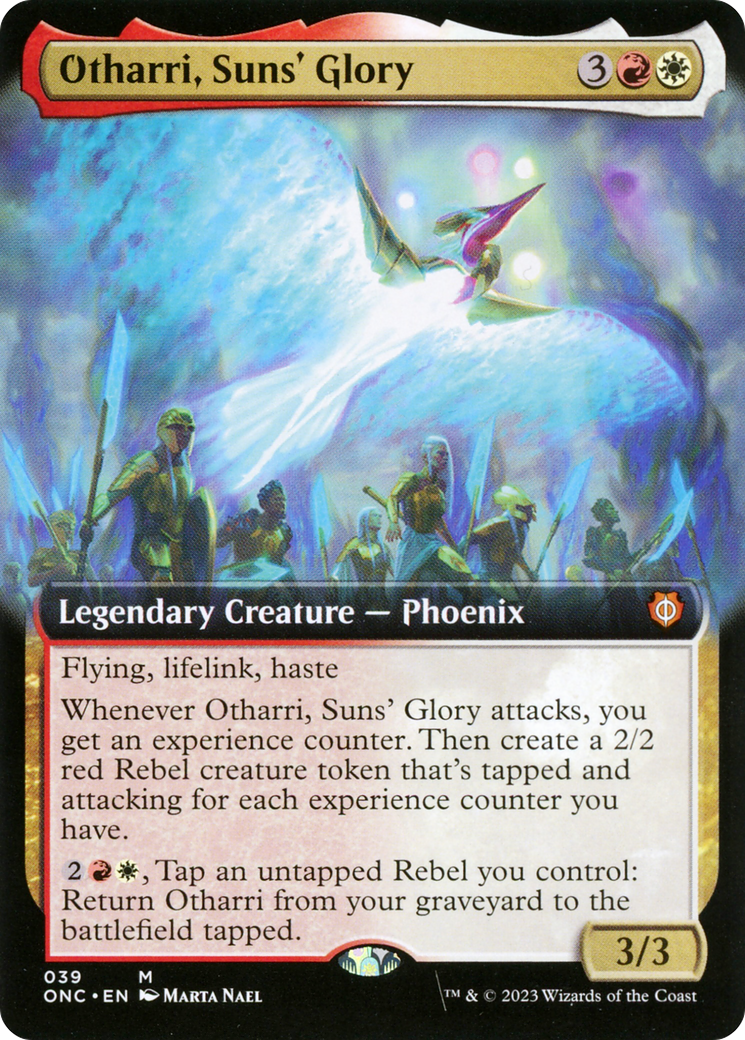 Otharri, Suns' Glory (ONC-039) - Phyrexia: All Will Be One Commander: (Extended Art) Foil