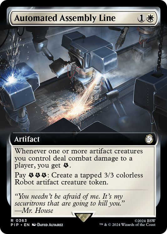 Automated Assembly Line (PIP-363) - Fallout: (Extended Art) Foil