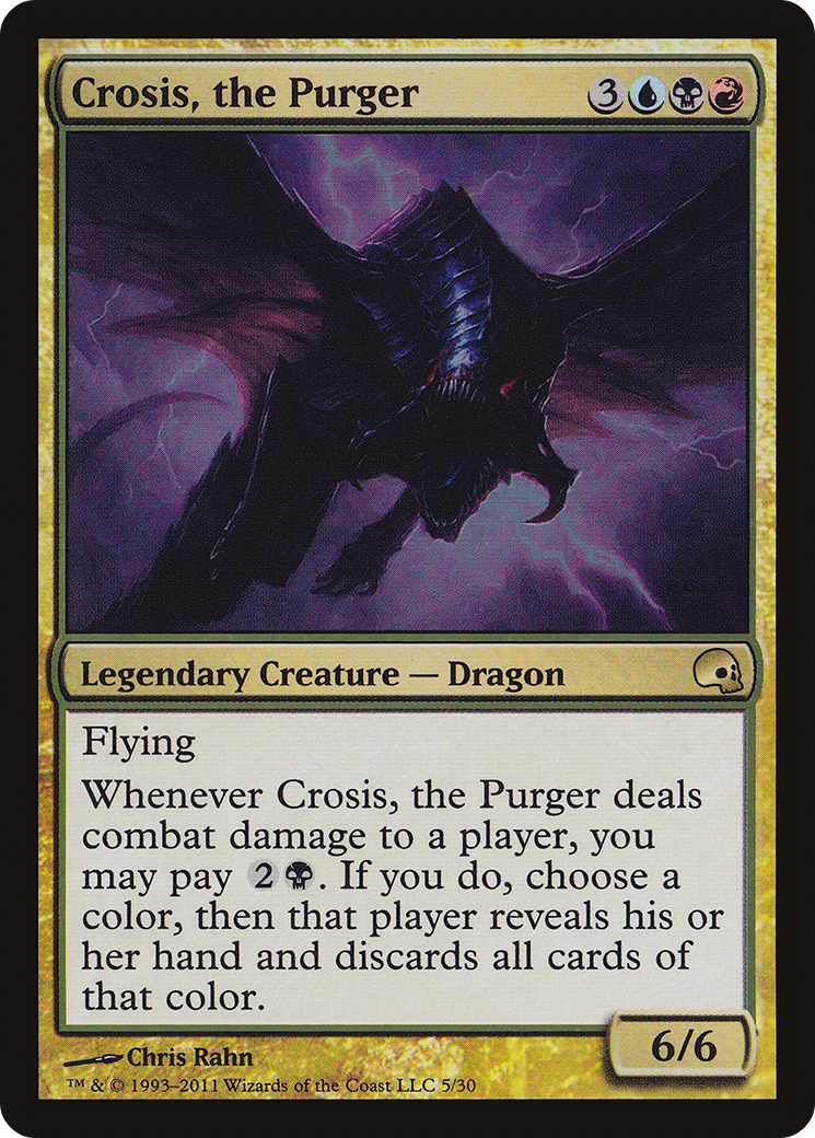 Crosis, the Purger (PD3-005) - Premium Deck Series: Graveborn Foil