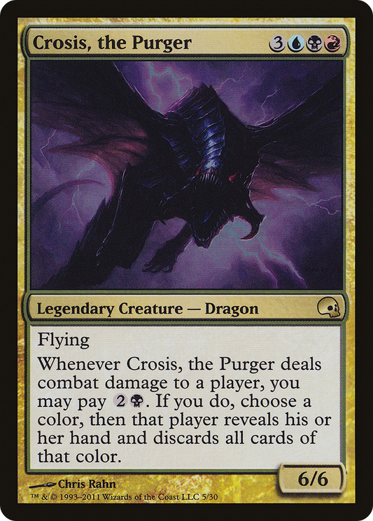 Crosis, the Purger (PD3-005) - Premium Deck Series: Graveborn Foil