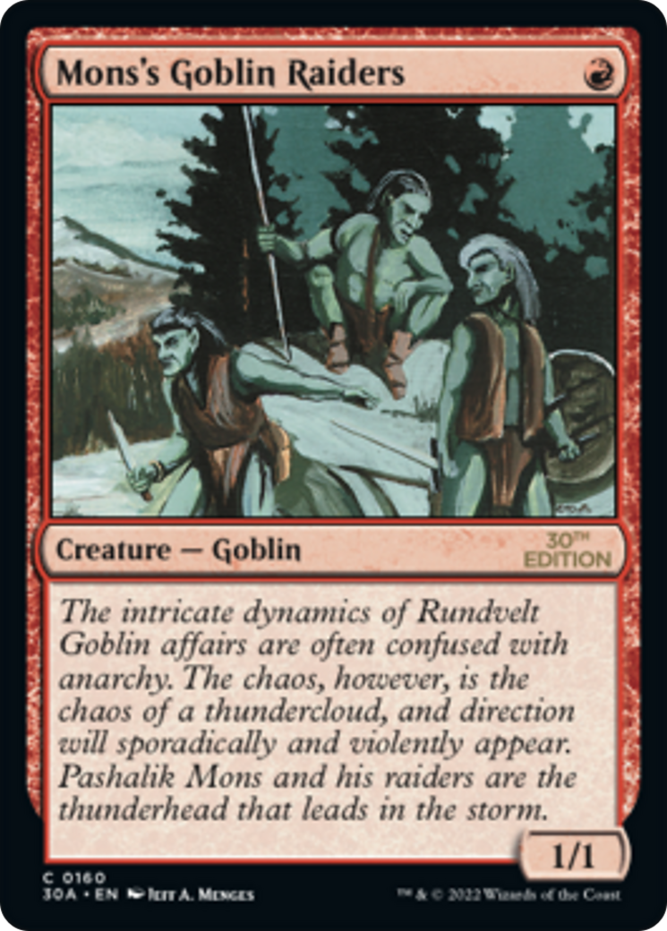 Mons's Goblin Raiders (30A-160) - 30th Anniversary Edition