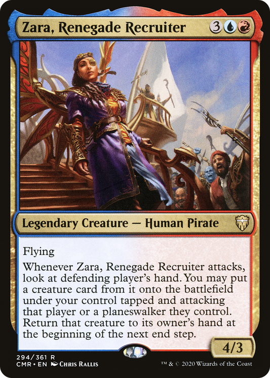 Zara, Renegade Recruiter (CMR-294) - Commander Legends