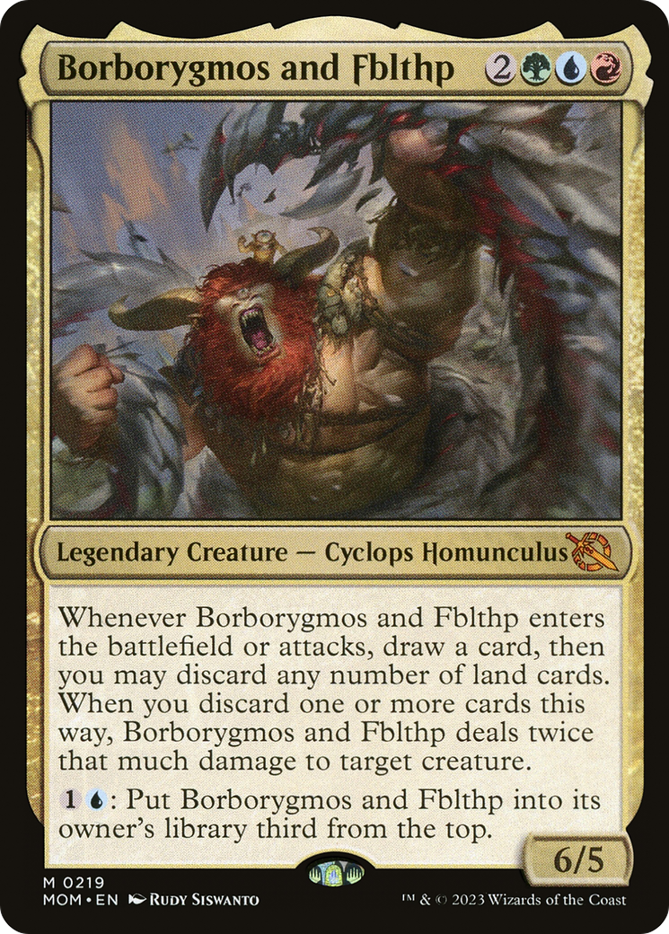 Borborygmos and Fblthp (MOM-219) - March of the Machine Foil