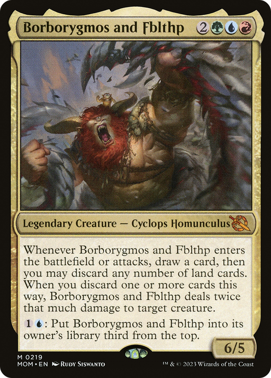 Borborygmos and Fblthp (MOM-219) - March of the Machine Foil