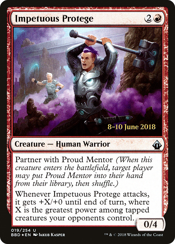 Impetuous Protege (LARP-19S) - Battlebond Promos (Prerelease) Foil