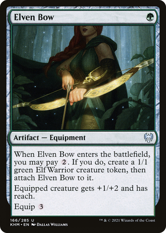 Elven Bow (KHM-166) - Kaldheim Foil