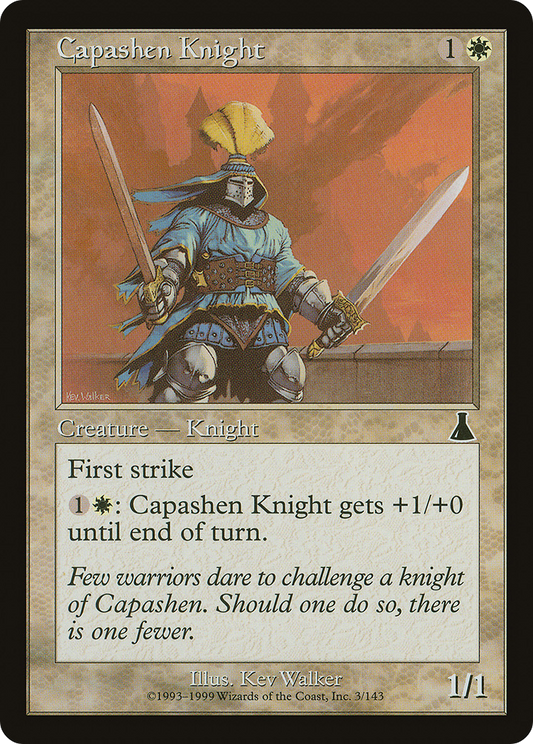Capashen Knight (UDS-003) - Urza's Destiny
