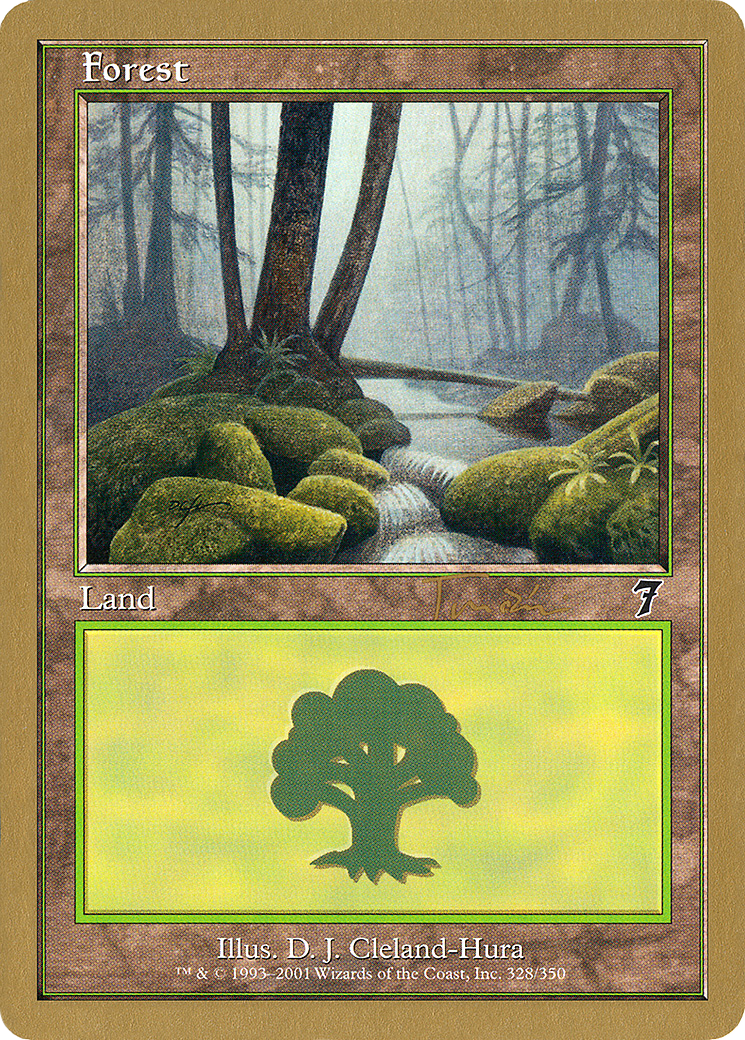 Forest (WC01-JT328) - World Championship Decks 2001