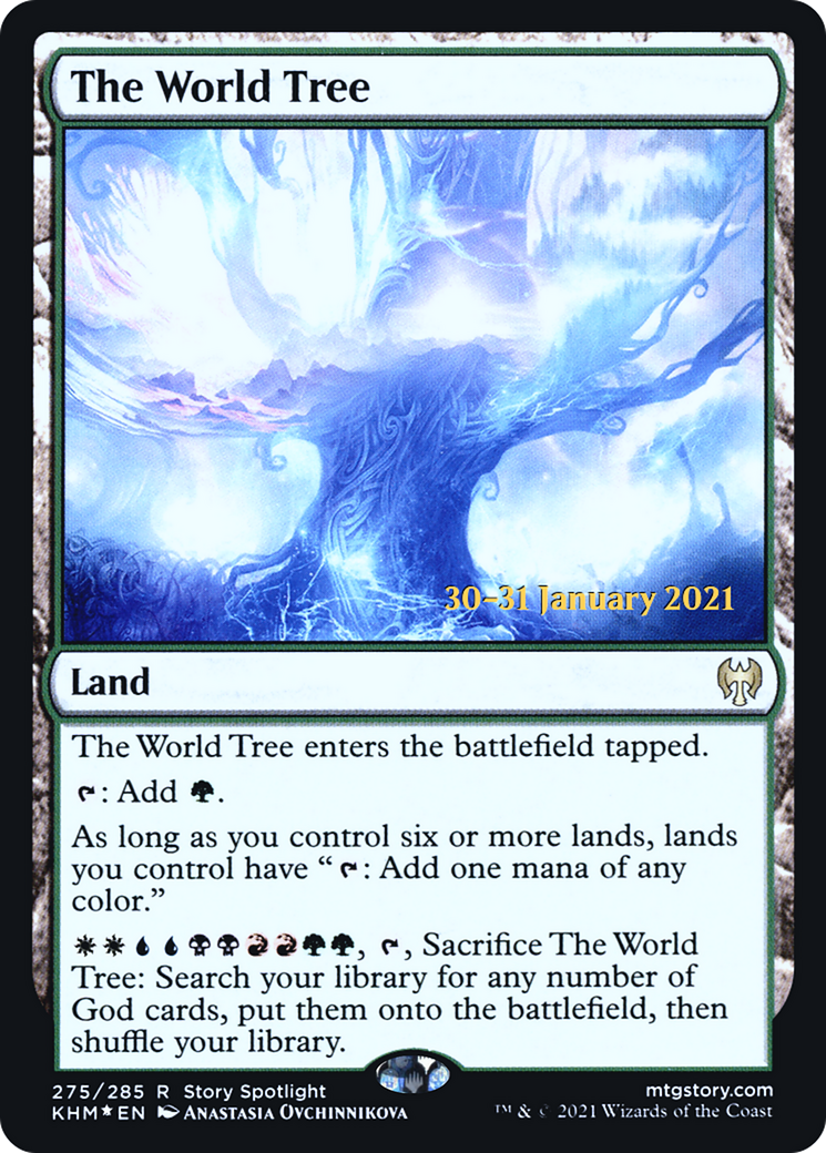 The World Tree (PKHM-275S) - Kaldheim Promos Foil