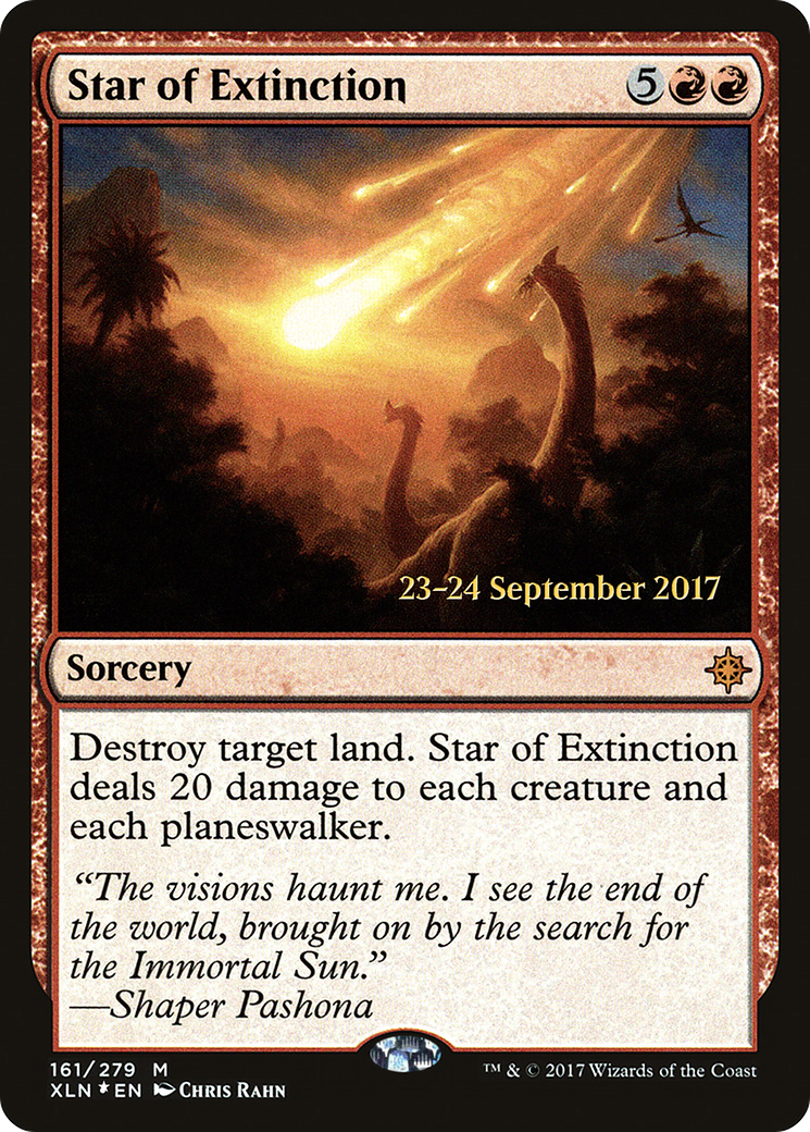 Star of Extinction (PRE-161S) - Ixalan Promos (Prerelease) Foil