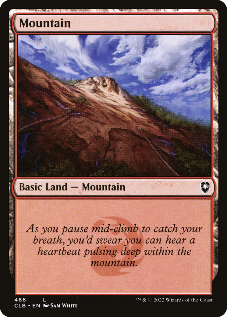 Mountain (CLB-466) - Commander Legends: Battle for Baldur's Gate