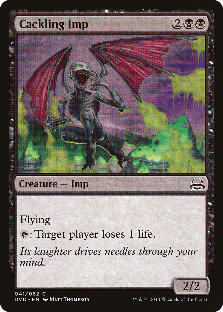 Cackling Imp (DVD-041) - Duel Decks Anthology: Divine vs. Demonic