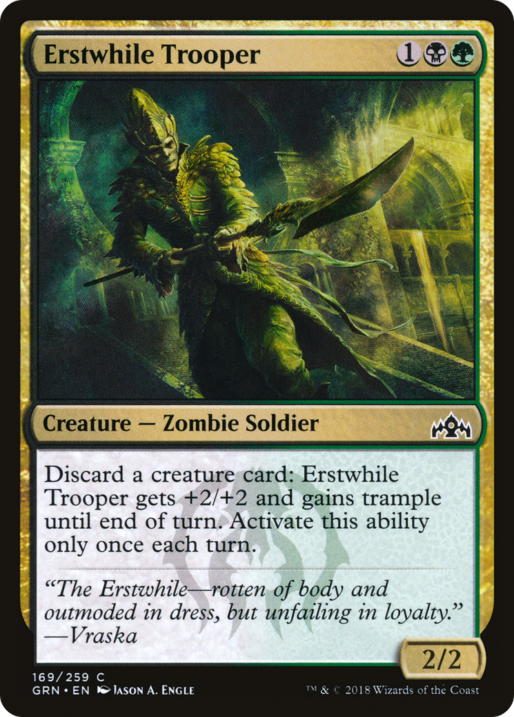 Erstwhile Trooper (GRN-169) - Guilds of Ravnica